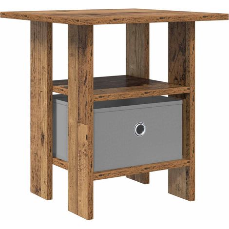 Maison Exclusive - Nachttisch mit Schubladen Altholz 41 x 40 x 45