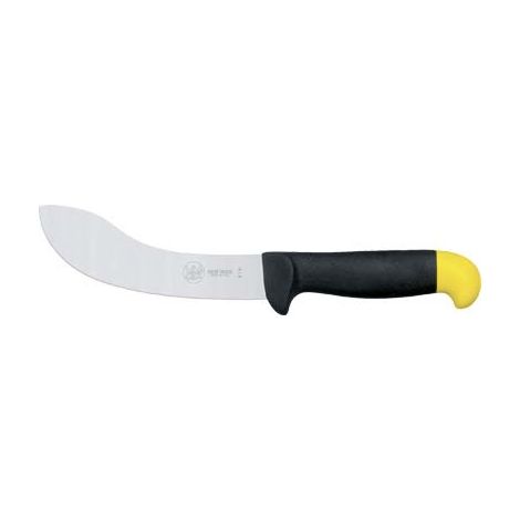COLTELLO MACELLAIO SCUOIARE 819 DUE BUOI  MANICO PLT/INOX CM 18