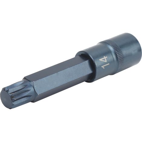 1/2 x 100 mm M14 Steckschlüssel aus brüniertem legiertem Stahl, Reparaturwerkzeug mit Ratsche für Schraubendreher, mechanisches Zubehör (1/5)