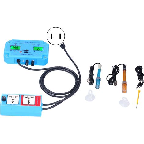 PH-2839US Controlador de pH y ORP con Relé 5A, Medición de Temperatura -50 a 70°C – Ideal para Piscinas y Acuarios (1/5)