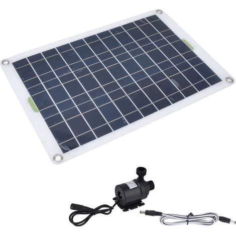 Solar-Wasserpumpen-Set, 800 l/h, 12 V, geräuscharm, umweltfreundlich, langlebig, aus Silikon-Kunststoff, Solar-Teichpumpe für den Garten (1/5)
