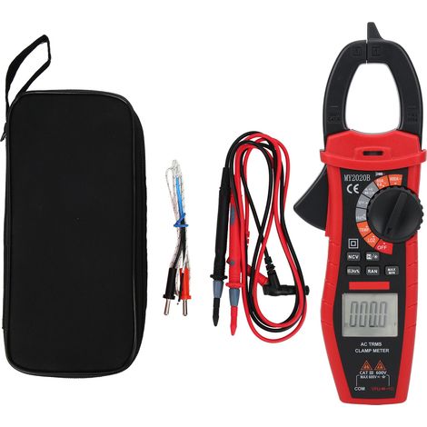 Pince ampèremétrique numérique LCD MY2020B, multimètre automatique portable testeur de tension courant (1/5)