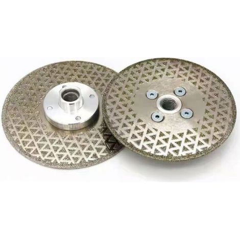Disque Diamanté à Tronçonner et à Meuler 125 mm x M14 Lame de Scie Électroplaqué pour Pierre Marbre Carreaux Granit (1/4)