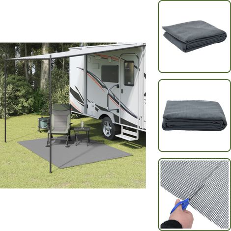 Zeltboden - vidaXL Zeltteppich Anthrazit 2,5x2 m - Camping (1/5)