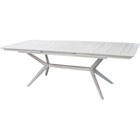 TAVOLO BALI ESTENSIBNILE 150/200 X 90 X H75 CM BIANCO (1/5)