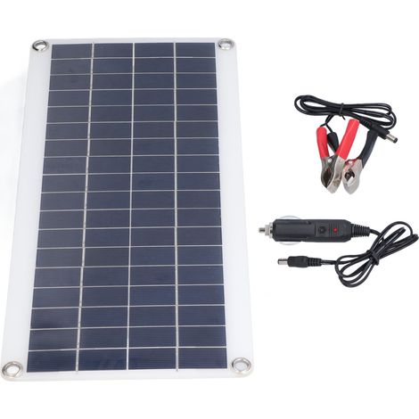 8W Solarpanel-Set, flexibles, biegsames, monokristallines, tragbares Solarbatteriemodul für Schiffe, Wohnmobile und Zuhause (1/5)