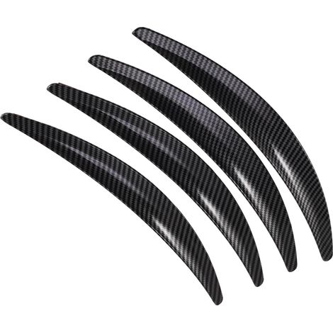 4 pcs Garde-Boue Extensions d'ailes pour Model 3, Fender pour Auto Bandes Protection ABS, élargisseurs d'ailes de Voiture Auto-adhésives, Couleur Fibre de Carbone (1/5)