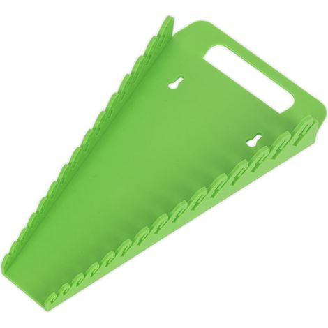 Sealey Premier Spanner Rack Capacity 15 Spanners - Hi-Vis Green WR08HV