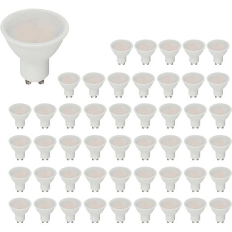Lot de 50 Spots LED GU10 4,5W 100deg CREE Chip V-TAC VT-205 - 100 deg - Blanc neutre - 4000K