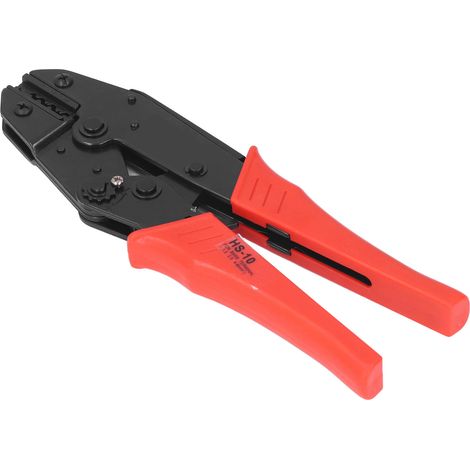 Drahtcrimpzange mit automatischer Verriegelung und Ratschenmechanismus, Material: Kohlenstoffstahl, kompakte elektrische Zange für blanke Aderendhülsen (1/5)