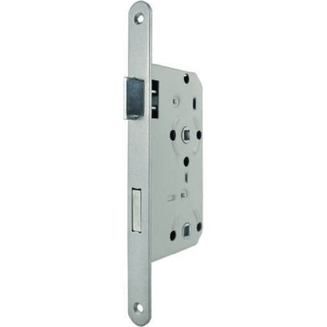 Einsteckschloss Badezellenschloss 55/78/20/8 145x80x14mm rund DIN L (1/2)