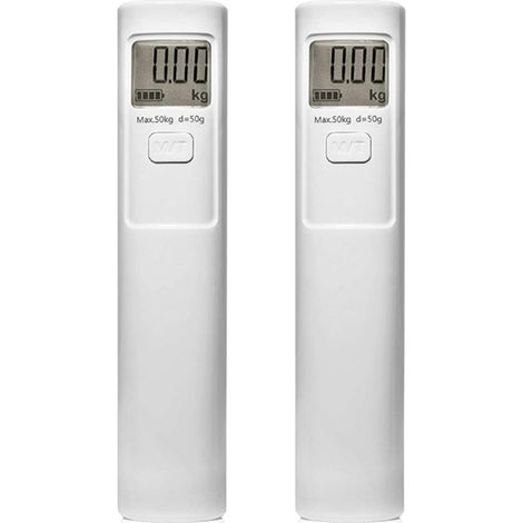 2X Échelle de Bagage à Main Power Generation 50kg 50g Portable Manuel Numérique Suspendus Échelle de Poids Pas Besoin de Batterie (1/5)