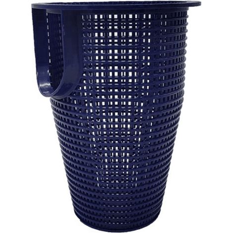 Panier Filtre Piscine - Panier Skimmer Remplacement pour Pompe - Dimensions 14,5 x 20 cm - Polypropylène - Bleu - 1 Pièce (1/5)