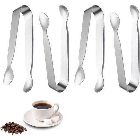 Pinces À Glace - Pinces À Sucres - En ABS - Pour Service Thé Café Bar - Lot De 4 (1/5)