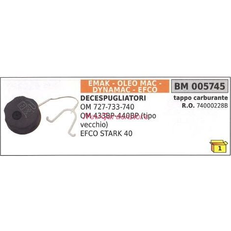 Tappo carburante EMAK decespugliatore OM 727 733 740 433BP 440BP 005745