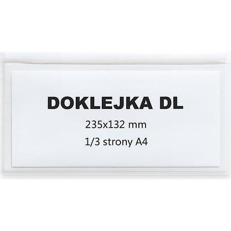 Confezione di adesivi per buste autoadesive DL. 1000 pezzi.