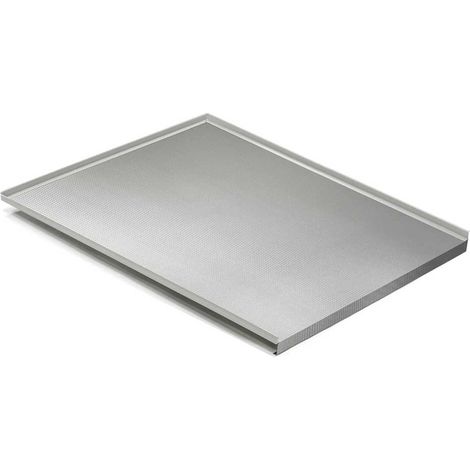 Protecteur de fond d'évier en aluminium - Bords en caoutchouc  Taille: Module 90