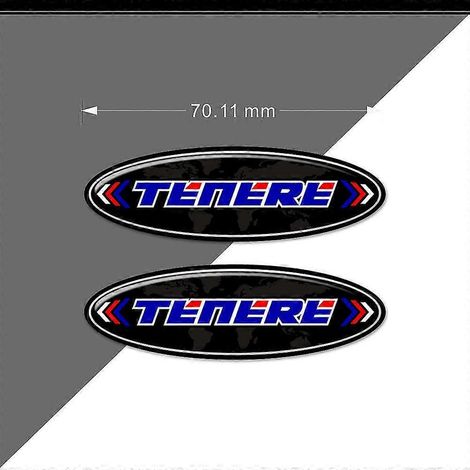 Autocollants Tenere Super Tank Pad Protector, protection de réservoir, emblème, logo, carénage, garde-boue pour Yamaha 700 1200 Xt Z Xt1200z--8 (1/5)