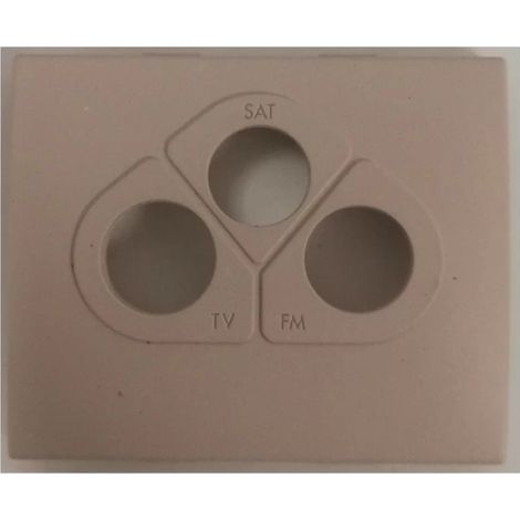 Legrand 085877 TV+FM+SAT socket hubcap Sagane Beluga