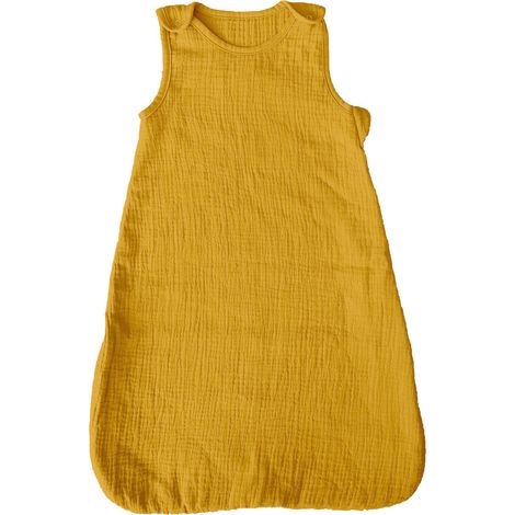 Gigoteuse en gaze de coton 50 x 90 cm jaune