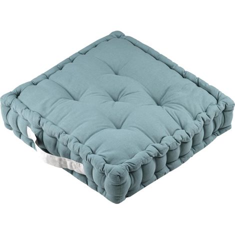 Coussin de sol épais en coton 45 x 45 x 10 cm – 100% coton – Confort décoratif pour espaces de vie – Stof