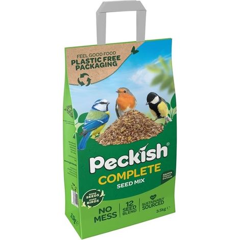 Peckish 3.5kg Complete Seed & Nut Mix Food Wild Bird High Energy No Mess (1/3)