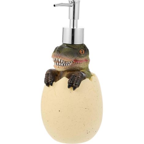 Distributeur de savon dinosaure, flacon pompe de lotion 560 ml en forme d'œuf, idéal pour les enfants. (1/5)