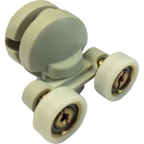 Ricambio ruota cuscinetto rotella grigio Titan per cabina doccia curva 30K12B (1/2)