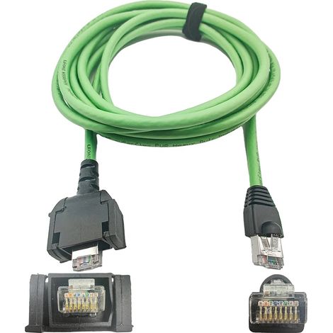 Cable de diagnóstico automotriz, voltaje de 12 V, 22 cm de largo, 20 cm de ancho, 6 cm de alto, 0,3 kg de peso. (1/5)