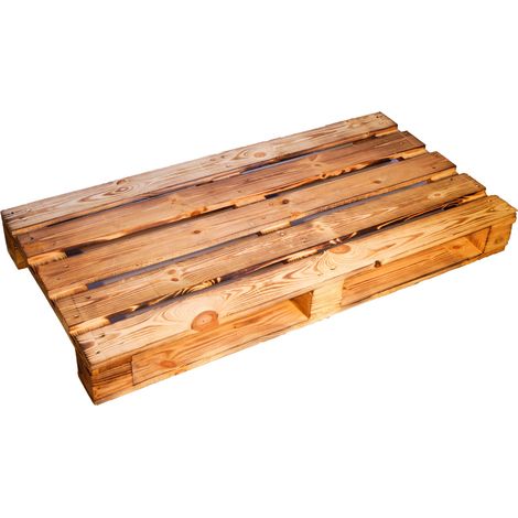 Palette 120 x 60 x 12 cm - geflammt