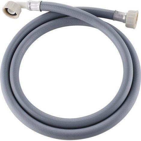 Tuyau Alimentation Machine a Laver, Rallonge Tuyau Lave Vaisselle, Coin de 3/4 pouces Tuyau Arrivee Deau pour Lave Vaisselle, Tuyau D'arrivée Universel Adapté aux Machines à Laver,（1.5m）-LIAIKI (1/5)