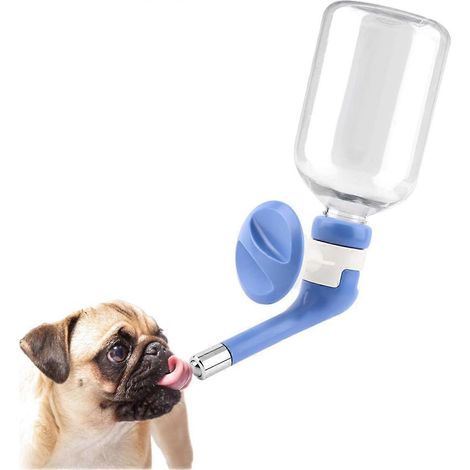 Distributeur d'eau anti-goutte pour animaux de compagnie (1 pièce), gamelle surélevée pour cage ou chenil. (1/4)
