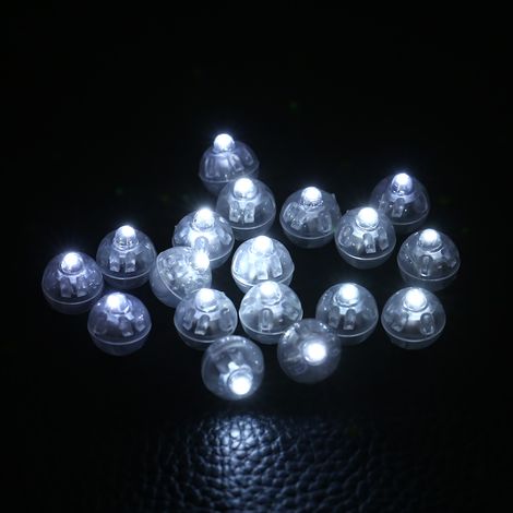 Lot de 100 ampoules boules rondes guirlande lumineuse blanc décor Noël mariage fête maison (1/5)
