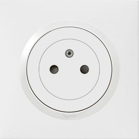 2P+E-Steckdose – Dooxie One – 16 A – Weiß – Krallen- oder Schraubmontage (1/5)