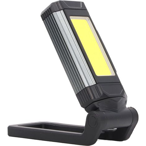 Lampe de travail COB magnétique, torche LED rechargeable USB, éclairage camping avec variateur, lampe de poche puissante (1/5)