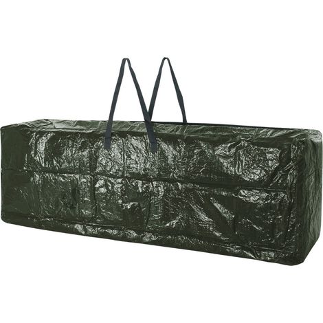 Borsa per Albero Natale decorazioni natalizie in PE manici cerniera 170x50x50cm STI