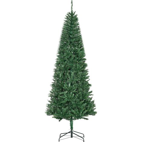 Sapin de Noël Artificiel 210cm 865 Branches Épines Imitation Nordmann, Grand Réalisme Décoration Vert