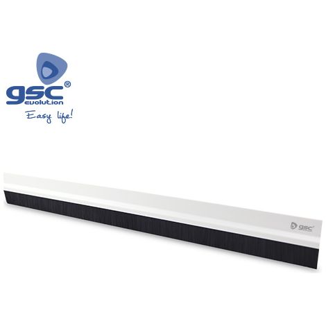 PVC-Klebestreifen mit Fransen 1M Weiß GSC 003803810
