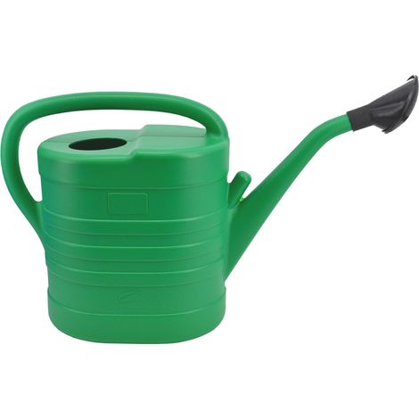 AWTOOLS Regadera Plástica Verde, capacidad 15L, diseño ergonómico, distribución uniforme, material resistente, ideal para huertos y jardines