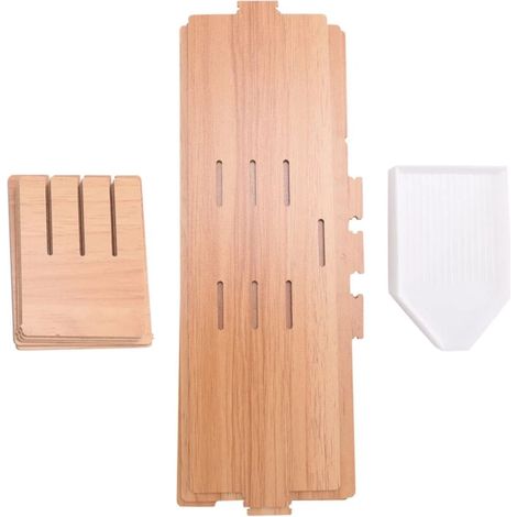 Plateau de rangement multicouche pour outils de peinture diamant 5D à faire soi-même, stylos de perçage et accessoires de broderie - Style 1, 16 grilles (1/5)