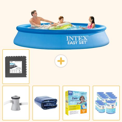 Intex Piscine Easy Set Ronde - 305x61 cm - 6-pièces SCB24 (1/5)