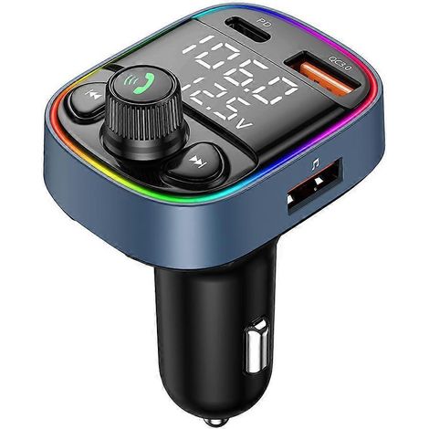 Kabelloser MP3-Player fürs Auto mit FM-Sender und -Empfänger, unterstützt MP3/WMA/APE/FLAC/WAV