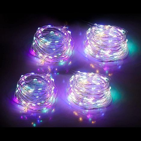 Battery Operated Miniature LED String Lights - 2M, 20 Colorful LEDs (1/5)