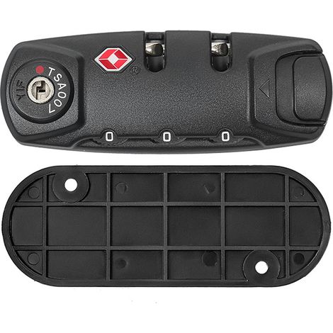 Cadenas Combinaison - 3 Chiffres - Approuvé TSA - Pour Valise Sac De Voyage - Remplacement - 1 Pièce