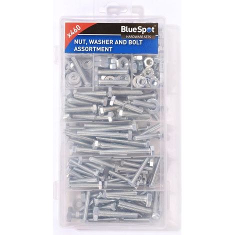 Blue Spot Tools 300 Piece Assorted Nut, Bolt and Washer Set