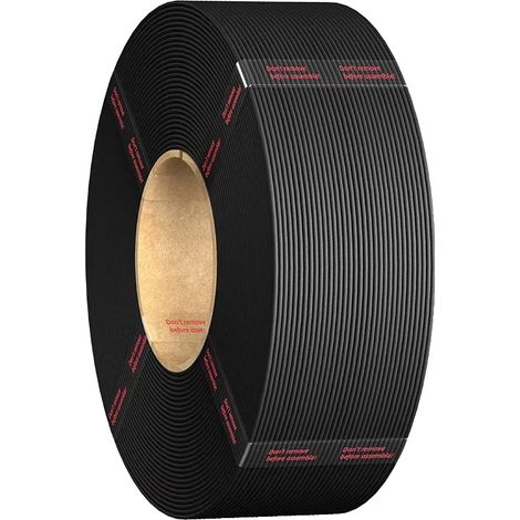 Filamento per stampante 3D, materiale PLA, rotolo da 1 kg, 1 kg nero (1/2)