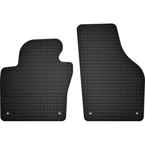 Tapis de sol avant en caoutchouc pour : Volkswagen Tiguan I monospace (de 2007 à 2015)