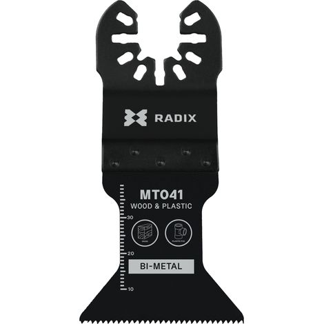 Lame multitool - Radix - HCS - 40 x 65 mm - 18 dents (1,4 mm) fraisées (1/3)
