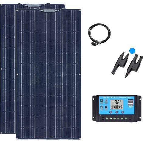 Kit de panneaux solaires flexibles, sortie de puissance de 120W ou 240W, compatibilité 12V/24V (1/2)