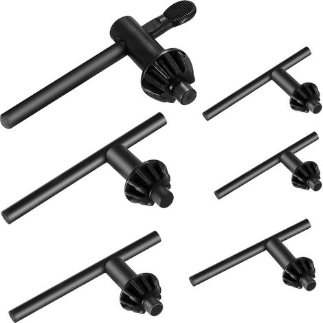 Lot de 6 Clés de Mandrin,4/6/10/13/16/20 mm Clé de Serrage Universelle pour Perceuse à Percussion ou Électrique,Outil de Rechange pour Mandrin à Couronne Dentée (1/5)